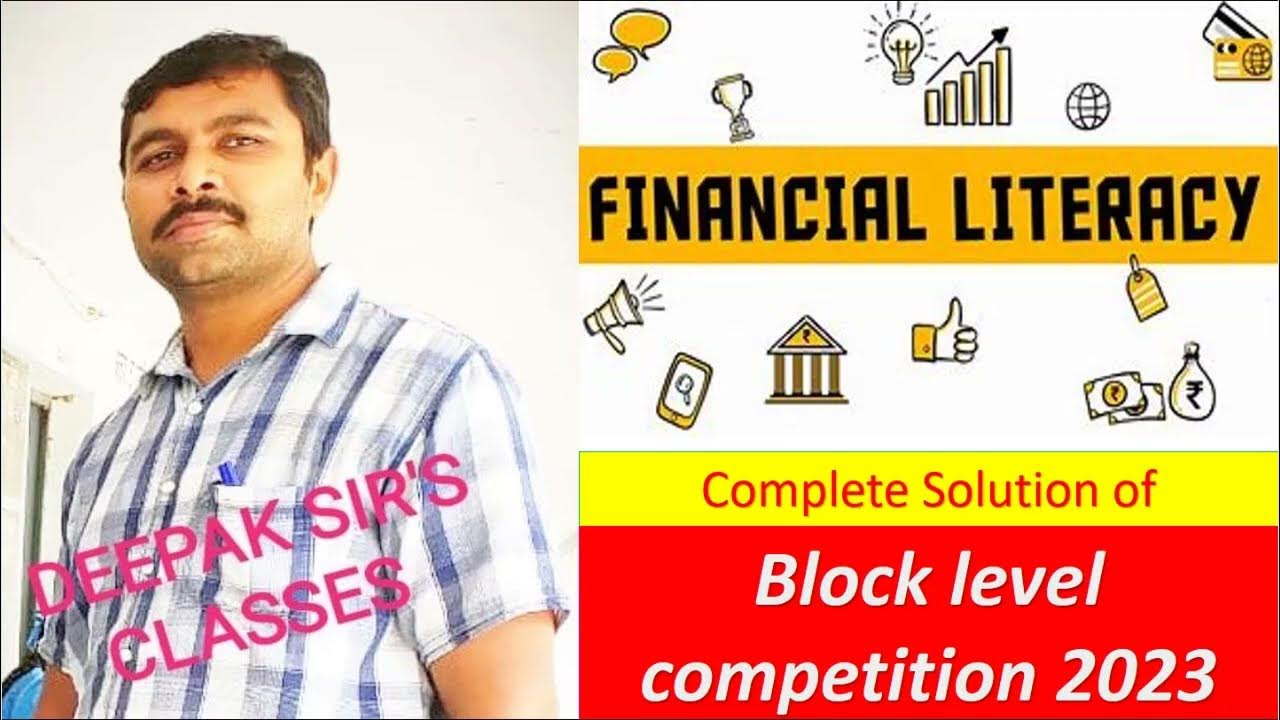 financial literacy exam 2023 solved YouTube