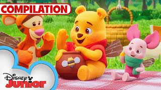 Playdate With Winnie The Pooh Shorts 🍯💛 | Compilation | @Disneyjunior