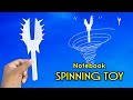 Helicopter Spinning Toy, flying new notebook spinner, best flying paper helicopter, spinning toy