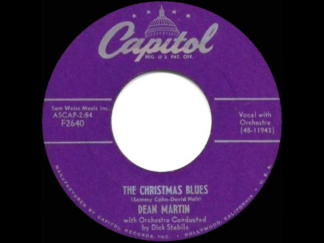 1953 Dean Martin - The Christmas Blues class=