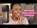 Huda Beauty Matte Luminous Foundation?! Wear Test!