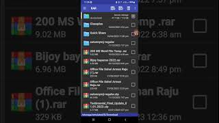 how to extract zip or rar file by mobile.