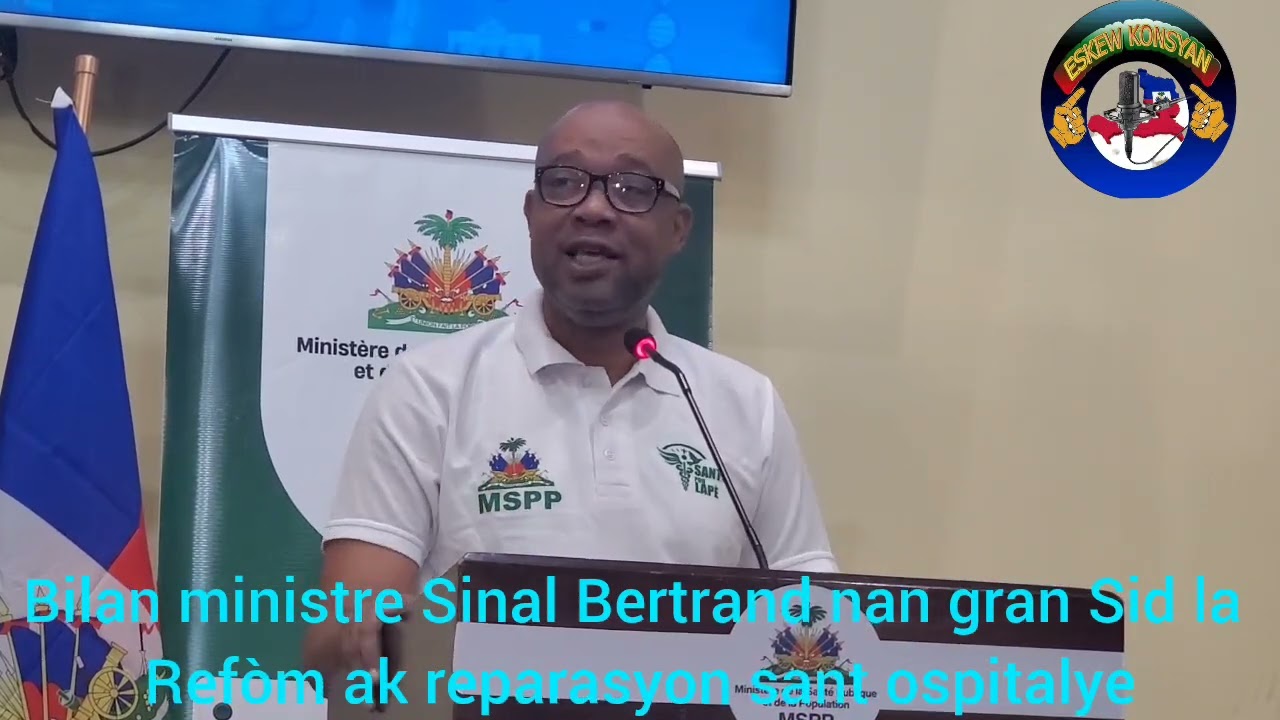 Travay minis Sinal ap fè nn sante pr tout peyi a.Nouvel sou lopital jeneral,lapè,relokalizasyn HUE.