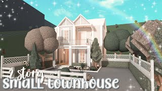 2 story small townhouse ♡ | bloxburg speedbuild | luminto