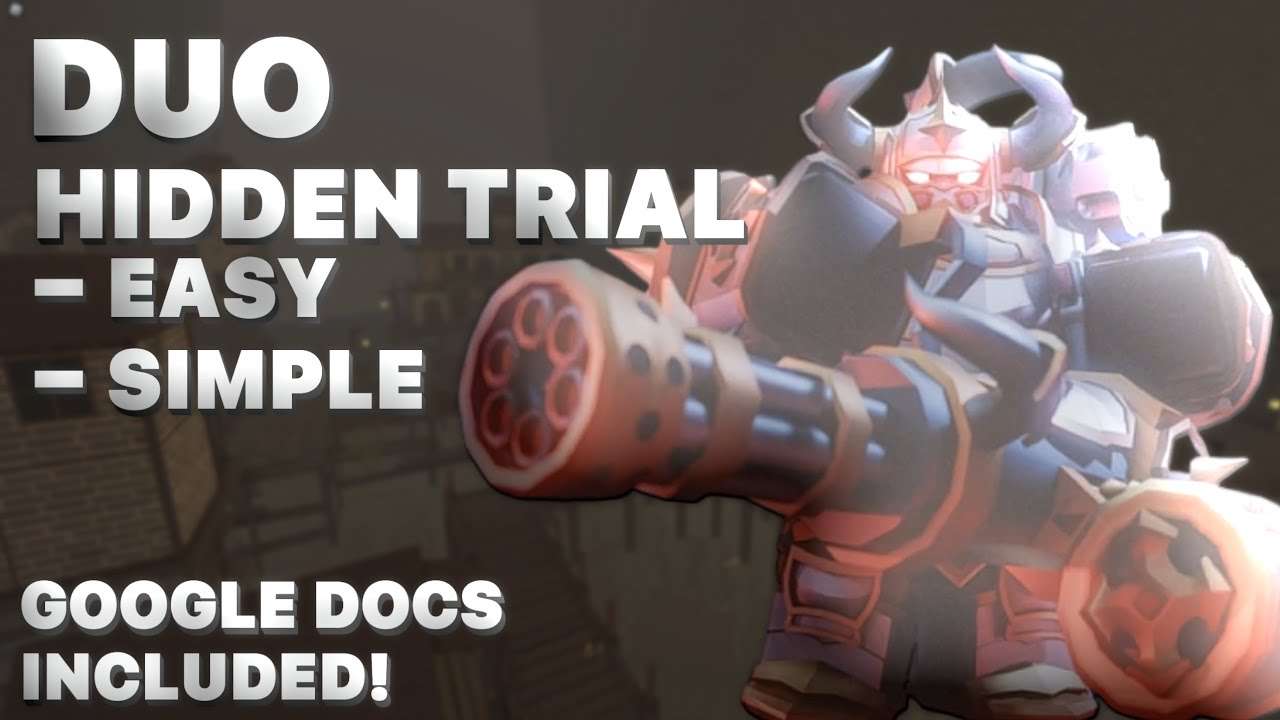 DUO HIDDEN TRIAL AFTER REBALANCED UPDATES! | TOWER DEFENSE SIMULATOR