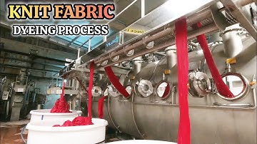 Knit Fabric Dyeing Process 