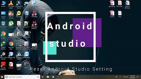 How to reset Android Studio Setting 3.3 | 2019