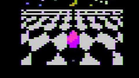 Apple II 8k mode7 demo -- raw capture