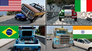 How Different Countries Drive | BeamNG Drive