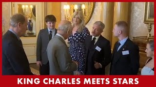 King Charles Welcomes Declan Donnelly and Celebrities to the Palace | HELLO!