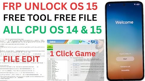#New All Samsung Frp Bypass Free Only Android 15 & 14 | How To Edit Frp File OS 15 | Google Chacha