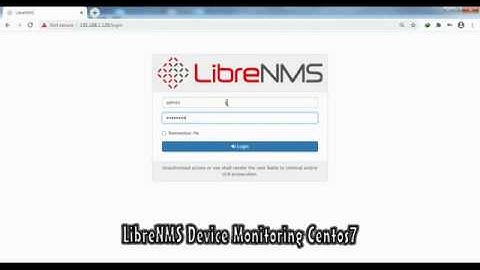 Testing snmp server & Librenms Centos