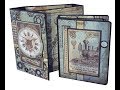 Voyages Fantastiques Book Box and Mini Album - Stamperia