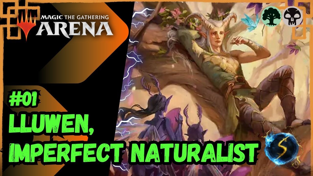 It's Showtime: Lluwen, Imperfect Naturalist🌲💀 #01 - MTG Arena - Brawl.