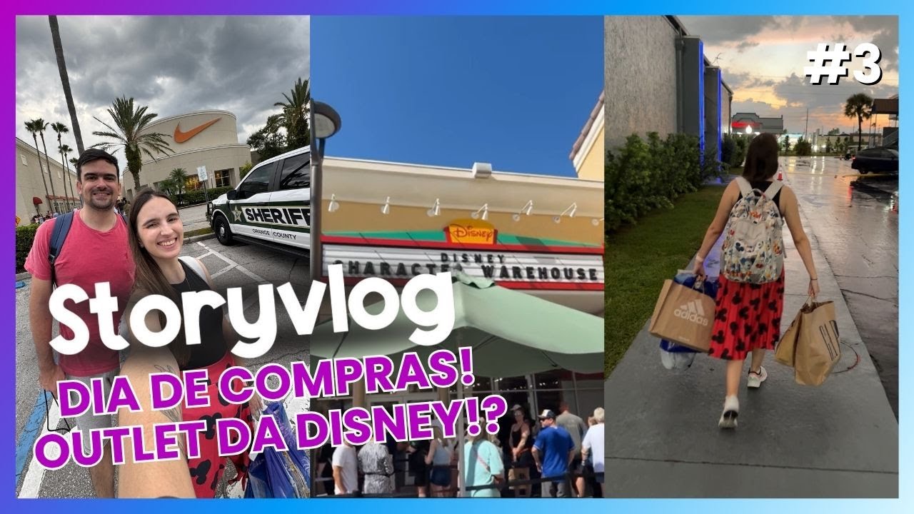 🛍️ COMPRAS EM ORLANDO! Um dia no Outlet Premium - Parte 1 | Storyvlog #3