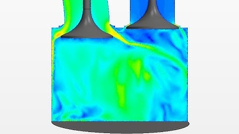 Star-CCM+ LES Simulation of Poppet Valve Using Morphing Mesh