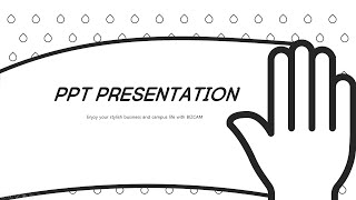 물방울을 쓱 닦으면 ppt 애니메이션과 함께 배경 공간이 딱 screenshot 5