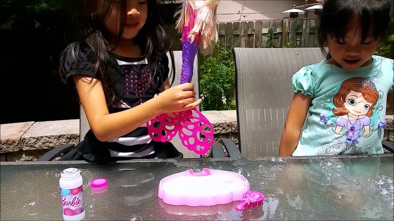 Barbie Bubble Tastic Mermaid Doll Triple A Review YouTube