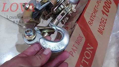 Pa Lăng Kéo Cáp Lắc Tay 1 Tấn, 2 Tấn, 3 Tấn Kawasaki, NGK Giá rẻ