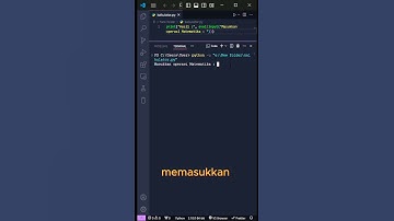 kalkulator paling sederhana #python #coding #kalkulator