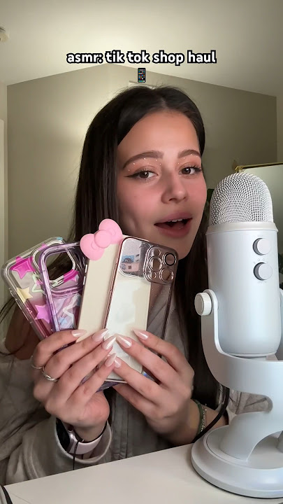 ASMR: tik tok shop IPHONE CASES haul🎀📱✨ #youtubeshorts #shorts #iphone