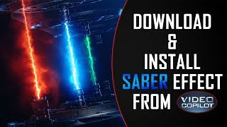 Download and Install SABER Effect  - After Effects