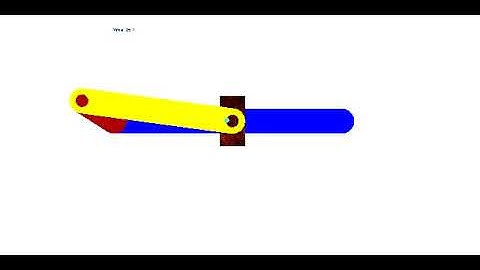 Slider Crank Mechanism Simulation using Creo-7.0 | By: BITSHyd_h20201060272_SliderCrank