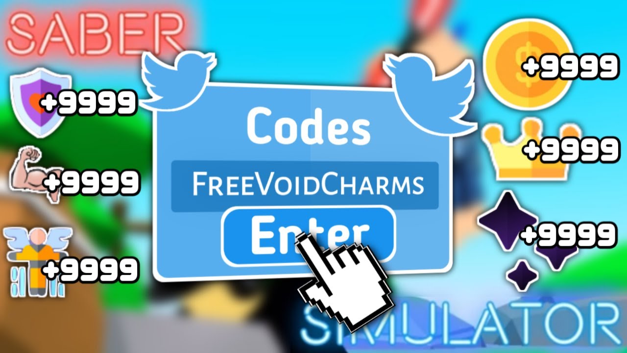  FREE Void Charms Code All Saber Simulator WORKING Codes OVER 60 CODES YouTube