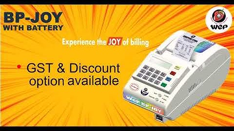 WeP BP-JOY Thermal Billing Printer (With Battery) | Retail Billing Printer
