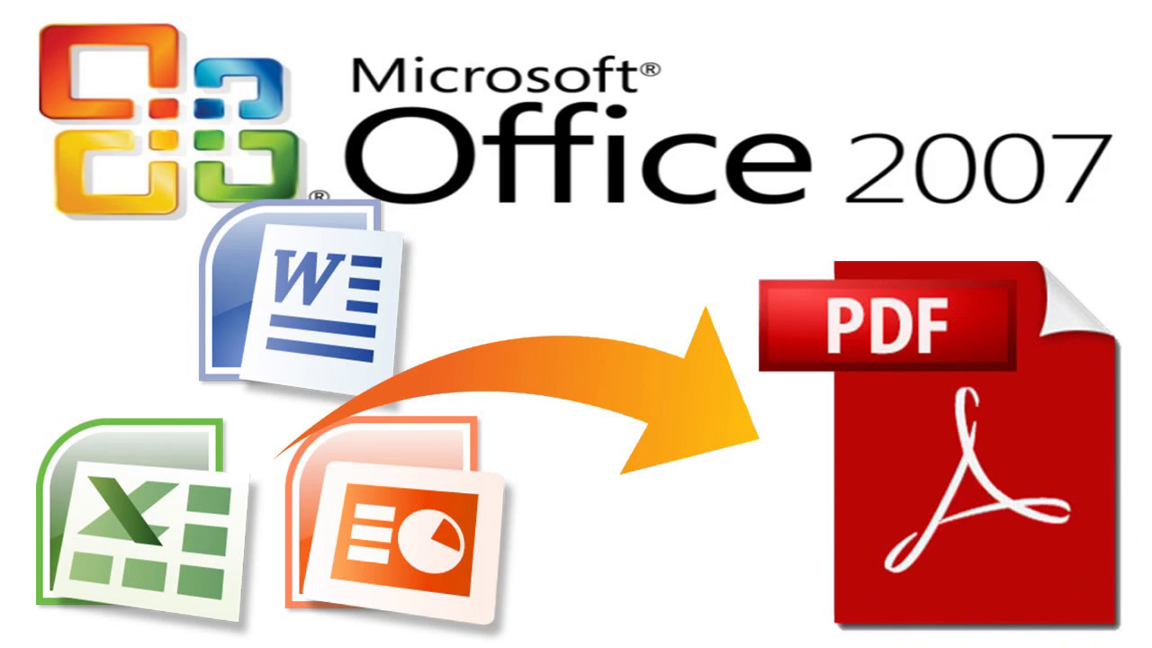 How to save Word Excel Document as PDF in Microsoft Office ...