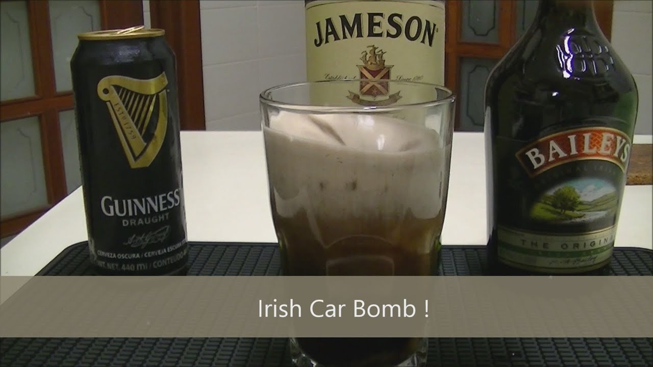 48 Irish Car Bomb ! Drink do carro bomba irlandês ! YouTube