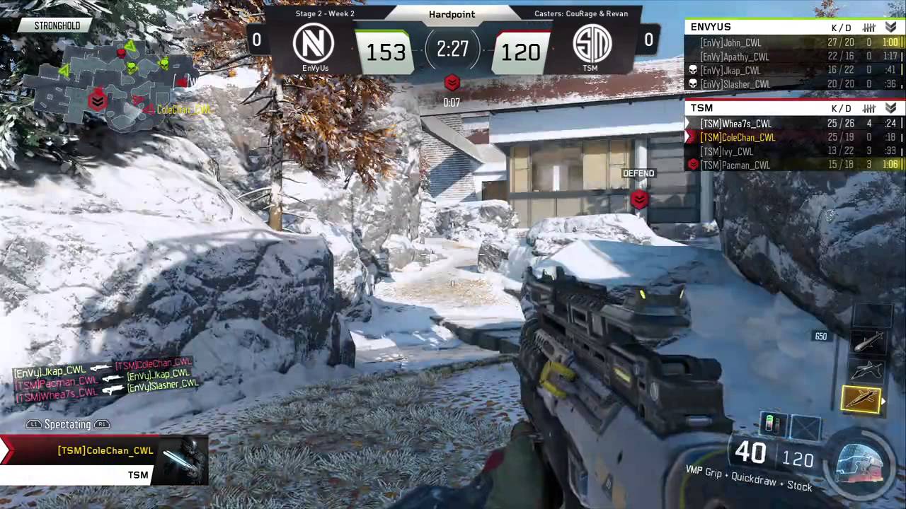 4/26 NA Pro Division TSM vs EnVyUs - Call of Duty® World League