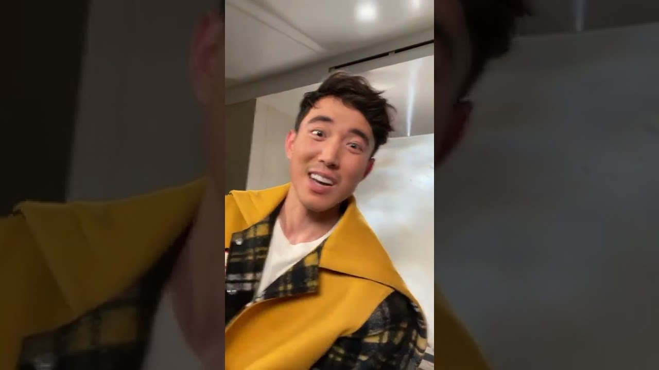 Justin H Min and David Castañeda in: press play. 