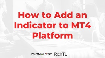 How to Add an Indicator to MT4 Platform