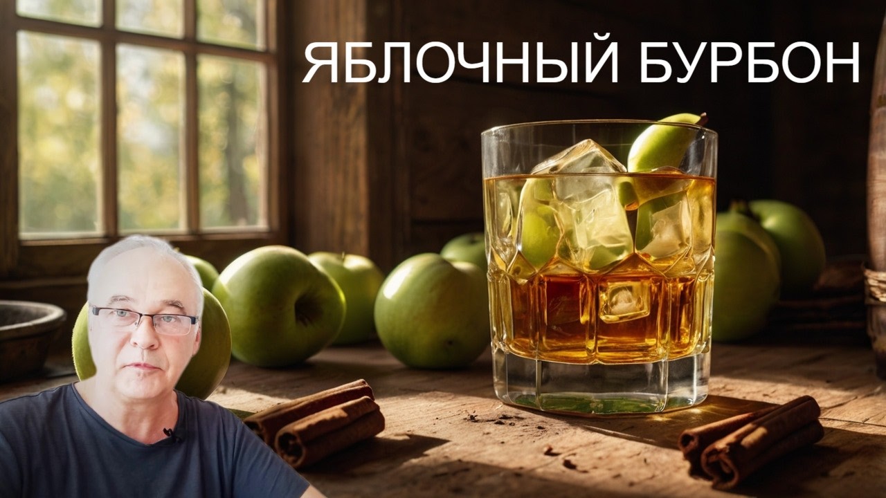 Яблочный Бурбон дома! Простой рецепт настойки.