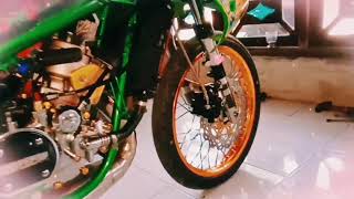 Modifikasi Ninja Rr Hijau Jari Jari Kepang
