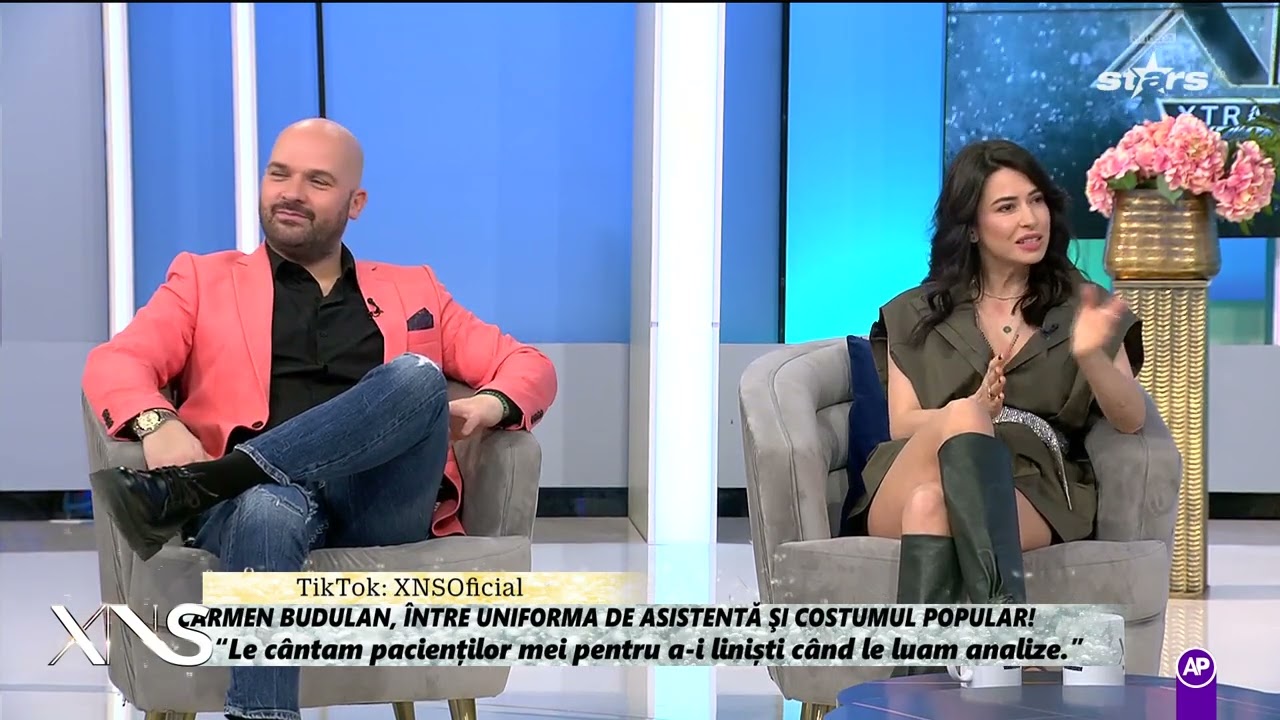 CARMEN BUDULAN, ÎNTRE UNIFORMA DE ASISTENTĂ ŞI COSTUMUL POPULAR!