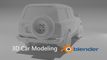 3D Car Modelling Blender Timelapse | LandCruiser VX80 | Blender 3.4 (Part 3)
