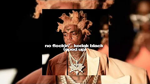 no flockin' - kodak black (sped up)