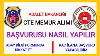 2 İlan Adalet Bakanliği Cte Başvurusu Nasil Yapilir Adim Adimi̇dare Memur Ve 80 Memur Alim Başvurusu