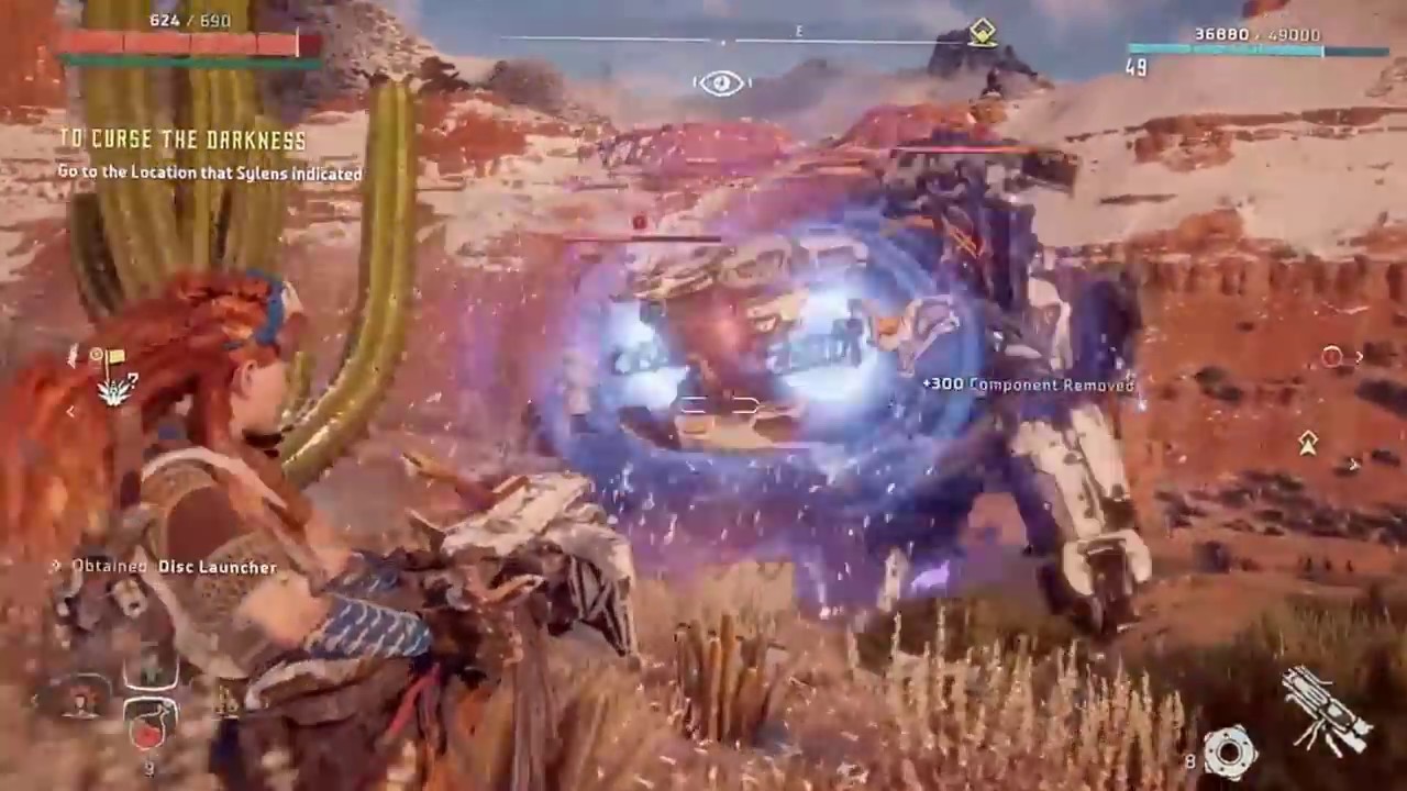 Horizon: Zero Dawn - Fighting 2 Thunderjaws
