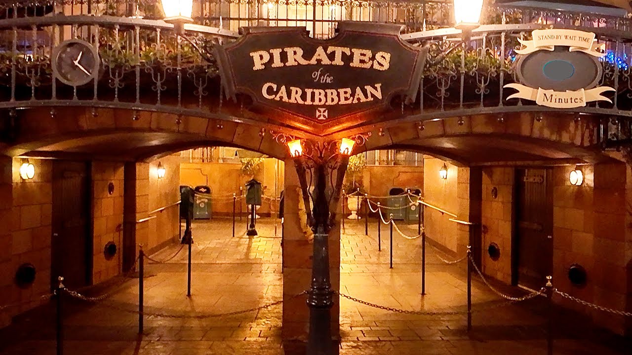 Pirates of the Caribbean 4K (No Talking) | Immersive Disneyland Full Ride POV