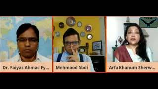 भारतीय मुस्लिम Fayaz ahmad fyzie के जवाब सुनकर लाइव सो छोड़ कर भागी Arfa khanum sherwani