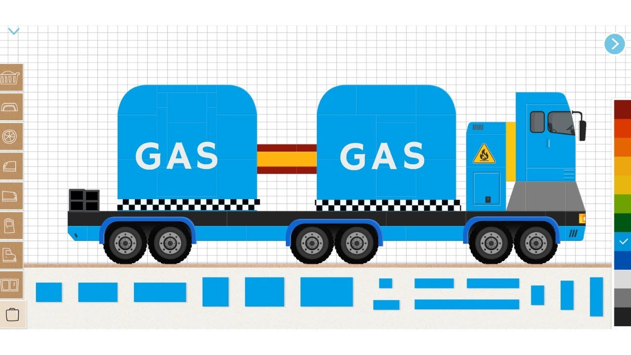 Build a High Flammable Gas Tanker Truck | Labo Construction Truck