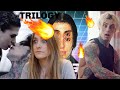 Basic White Girl Reacting To Falling In Reverse - Trilogy (Music Videos)