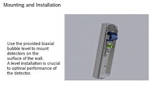 Motion Detectors - Mounting and Installation