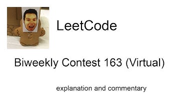 Shortest paths!  Leetcode Biweekly Contest 163 (Virtual) with commentary