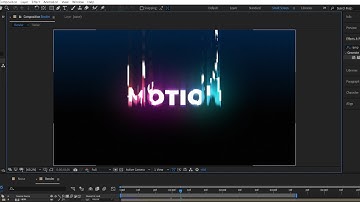 ADVANCED Text Displacement Animation in After Effects- After Effect tutorial।  No plugin....