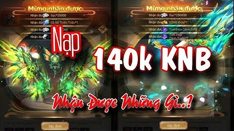 Yong Heroes - Nạp 140k KNB vào chơi Hựu Phúc Cẩm nhận được 2 Kim Bình Khổng Tước