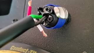How to assemble Neutrik speaker cable end